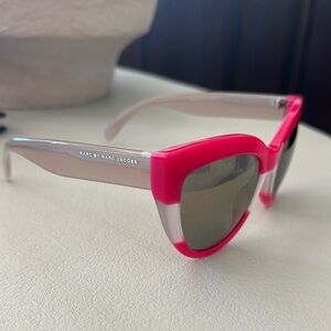 Marc by Marc Jacobs Hot Pink and Gray Sunglasses